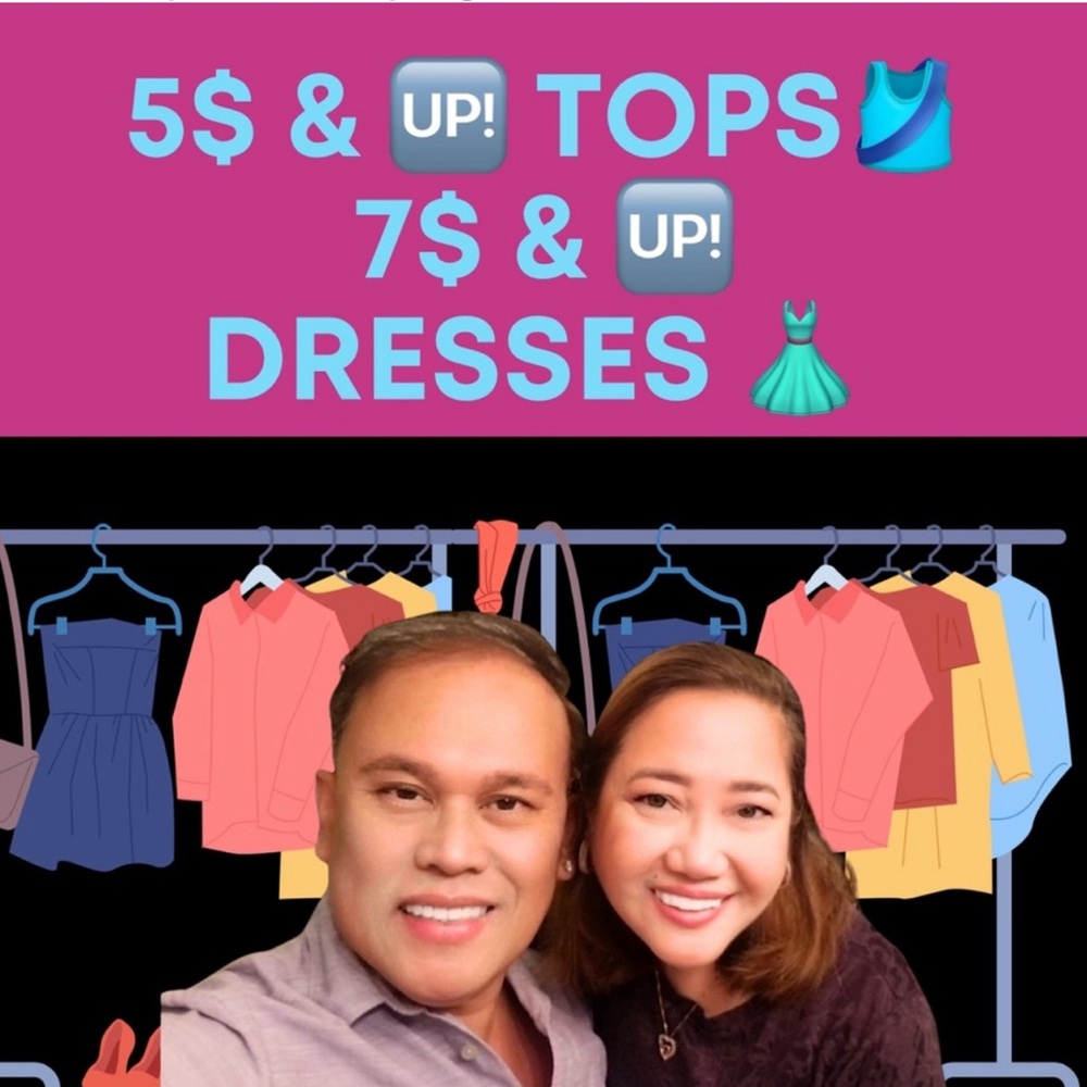 COPY - $5 & 🆙 TOPS and $7 & 🆙 DRESSES🎽👗